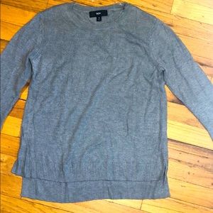 Mossimo gray sweater with bow sleeves